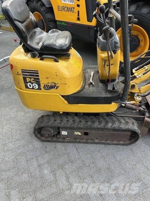 Komatsu PC09-1 Minigrävare < 7t