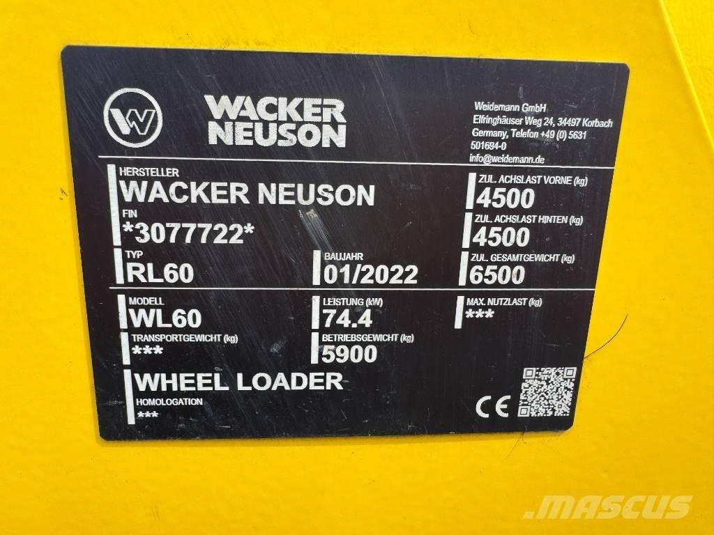 Wacker Neuson WL60 Hjullastare