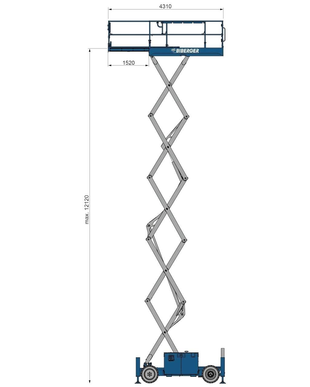 Genie GS 4069 BE Saxliftar