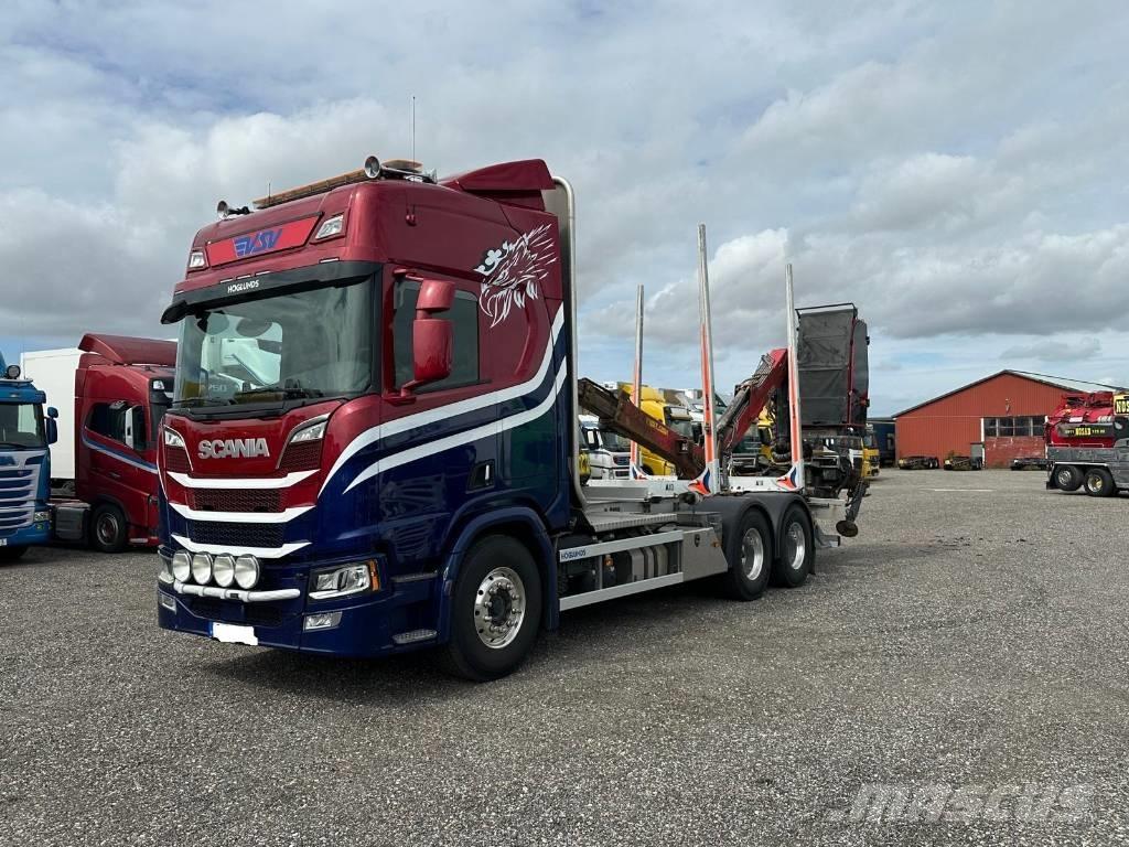 Scania R650B 6X4 NB Timmerbilar
