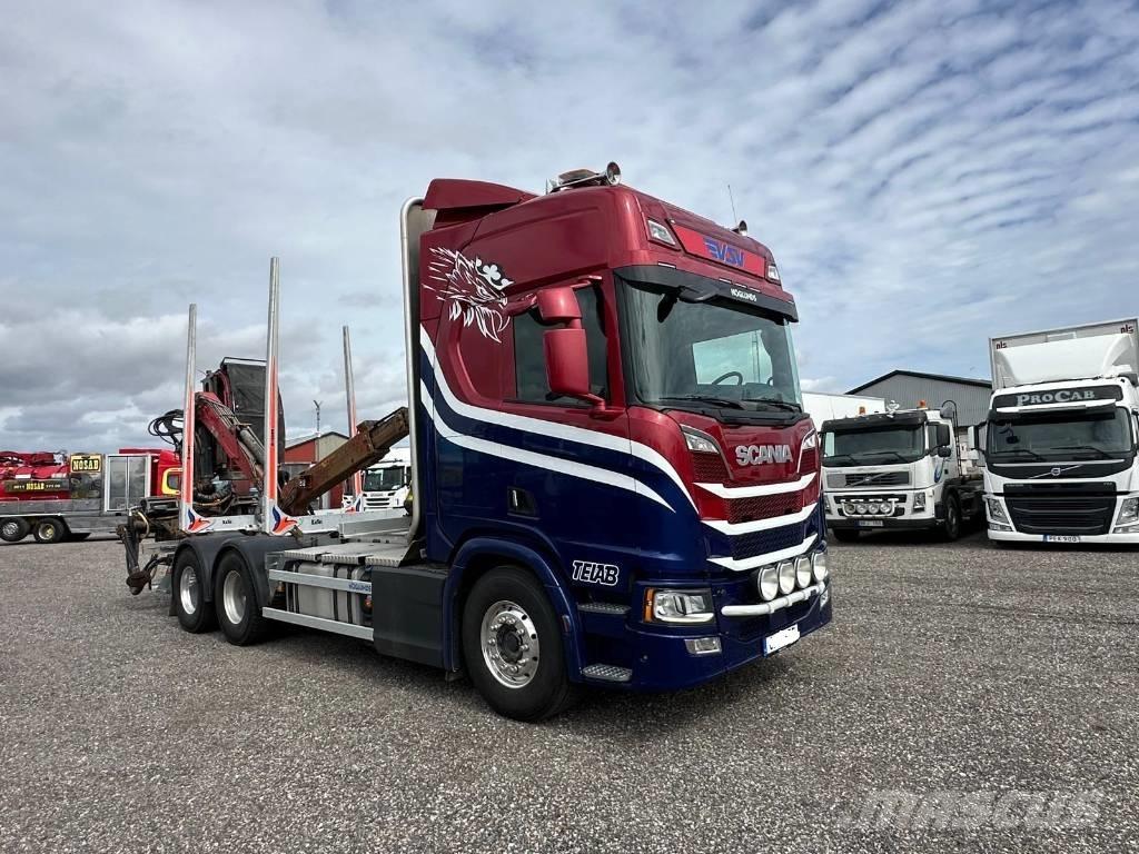 Scania R650B 6X4 NB Timmerbilar