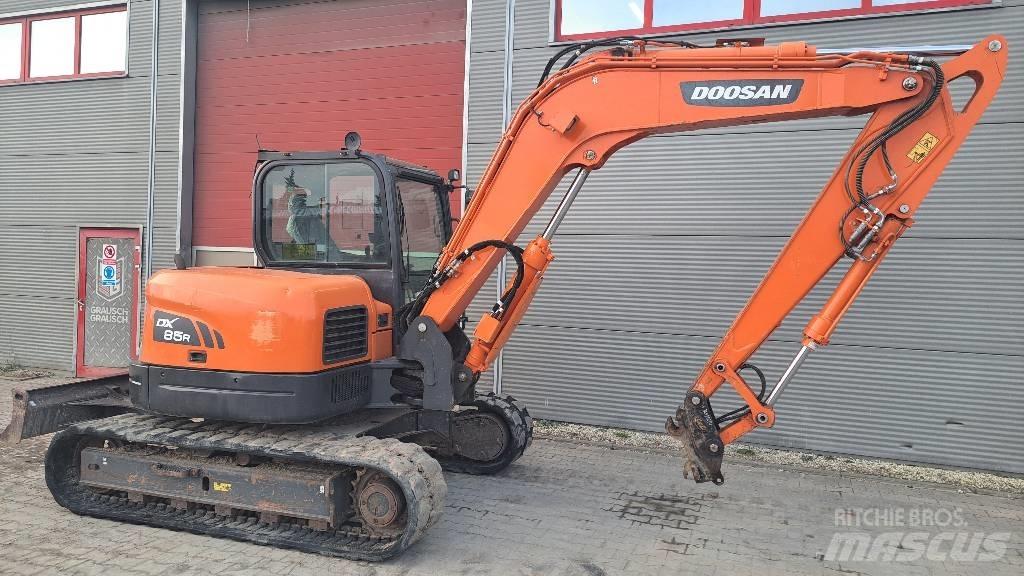Doosan DX 85 R-3 Midigrävmaskiner 7t - 12t