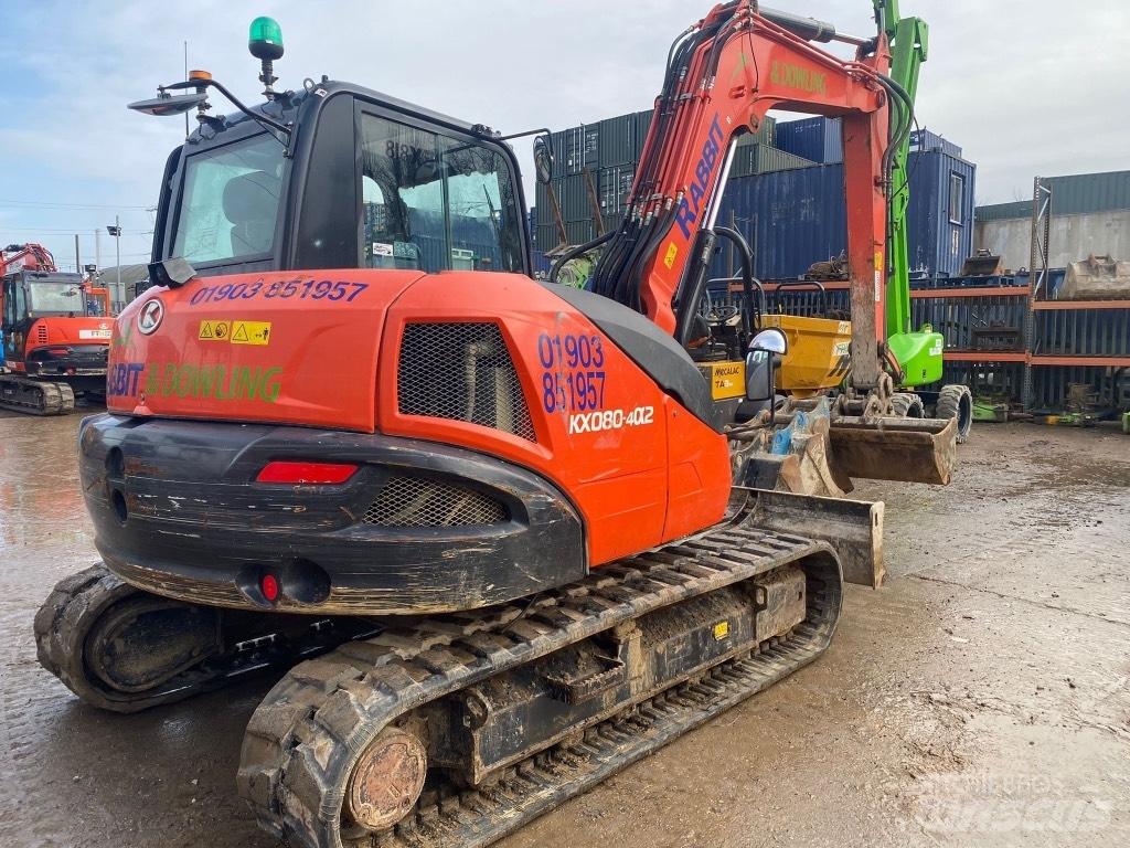 Kubota KX 080-4 Midigrävmaskiner 7t - 12t