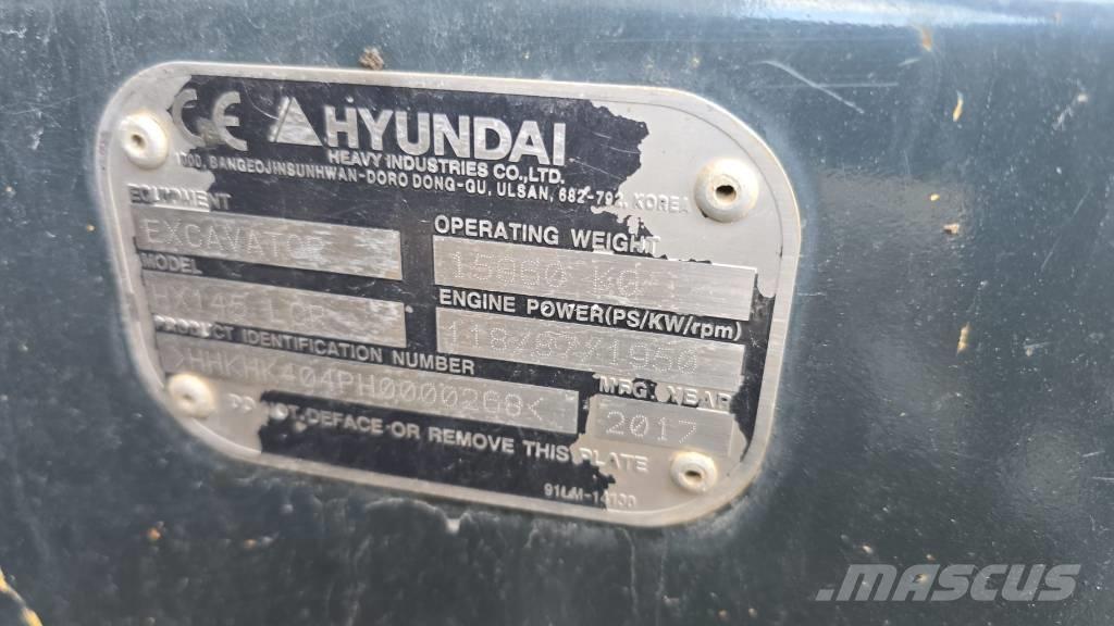 Hyundai HX 145 LCR Bandgrävare