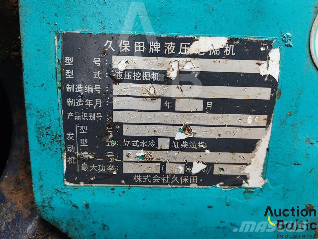 Kubota KX155-3 Minigrävare < 7t