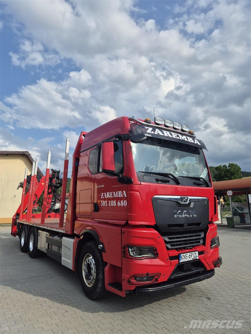 MAN TGX 26.580 Timmerbilar