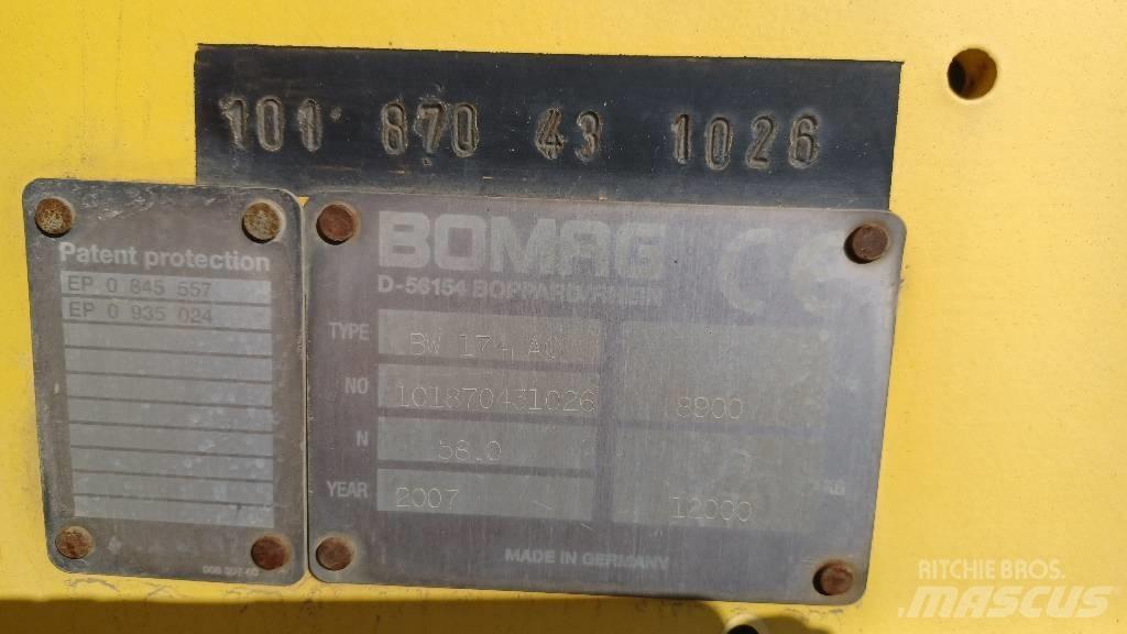 Bomag BW 174 A C Kombivältar