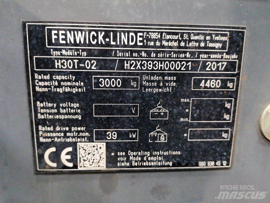 Linde H30T-02 Gasolmotviktstruckar