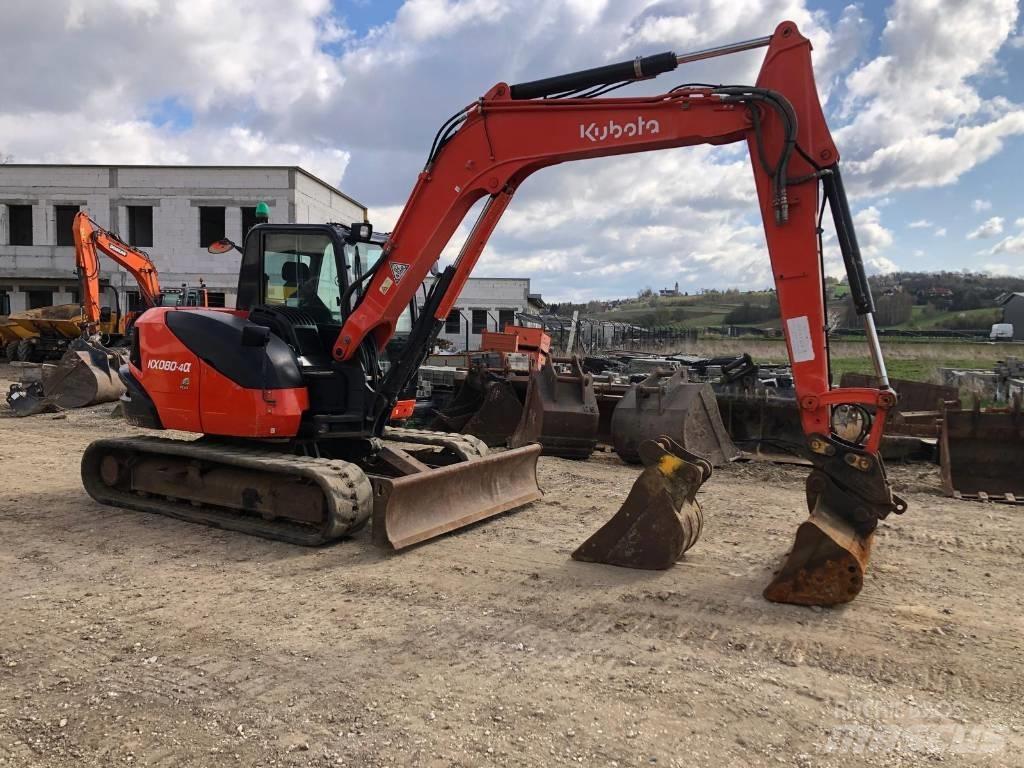 Kubota KX 080-4 Bandgrävare