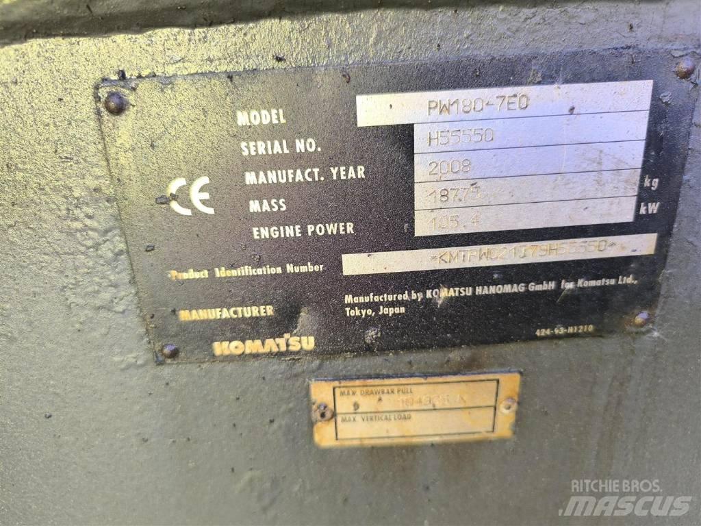 Komatsu PW 180-7 Hjulgrävare