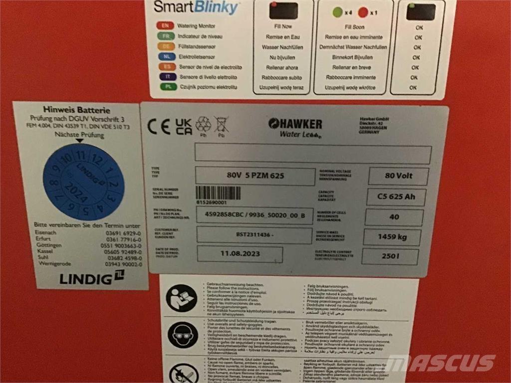 Linde E35L Elmotviktstruckar