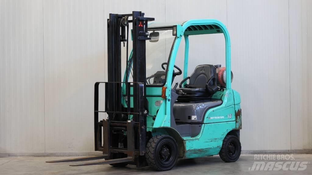 Mitsubishi FG 15 N Gasolmotviktstruckar