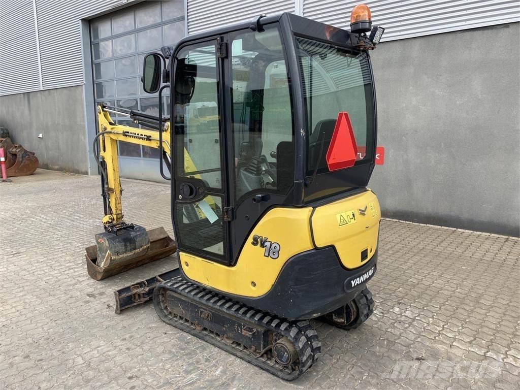 Yanmar SV18 Hjulgrävare