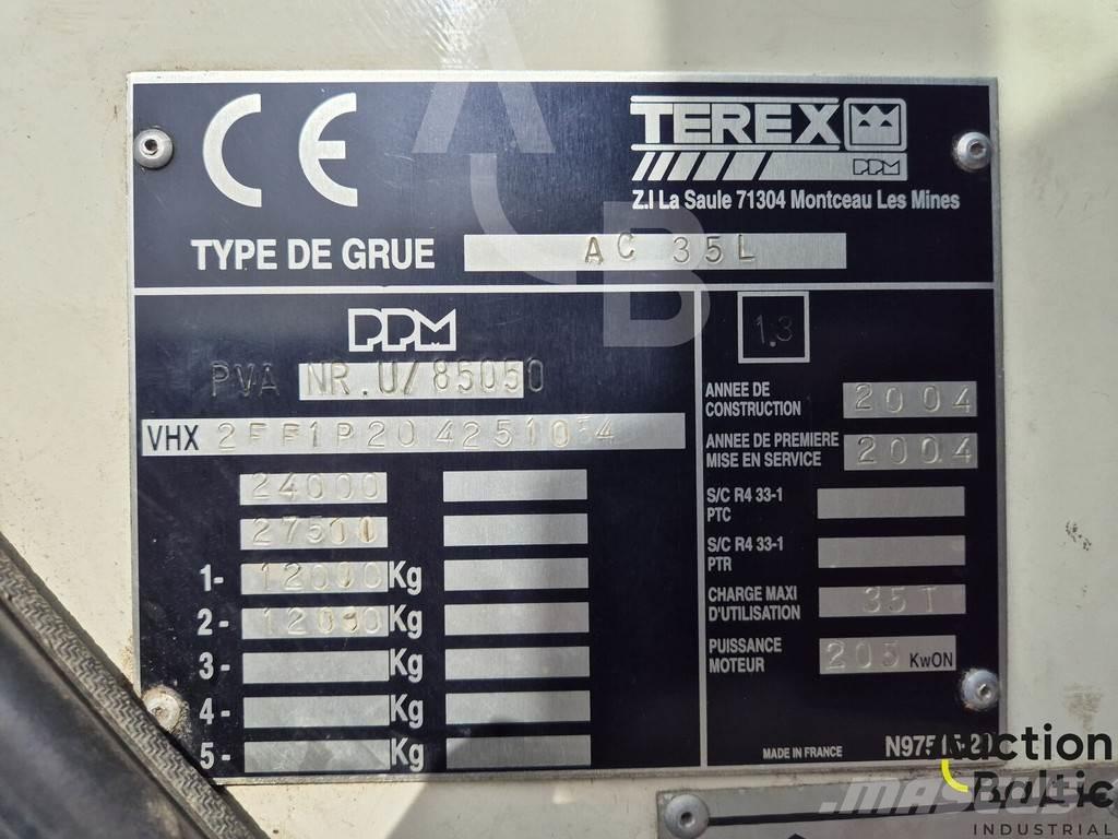 Terex AC 35 L Allterrängkranar