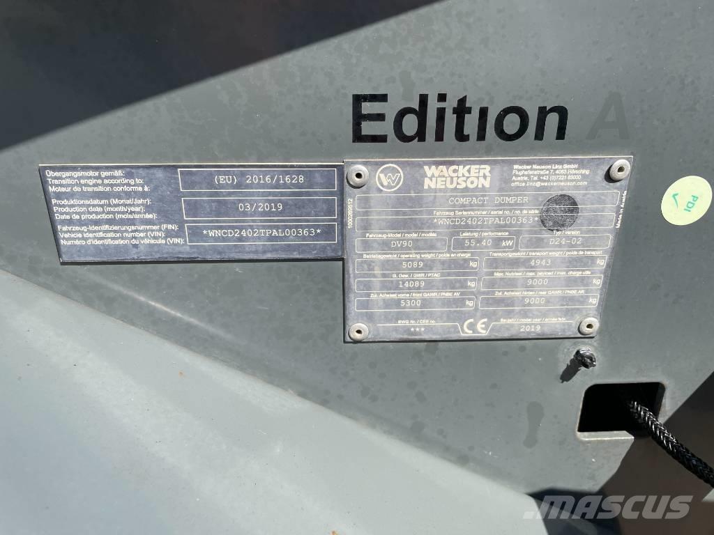 Wacker Neuson DV 90 Minidumprar