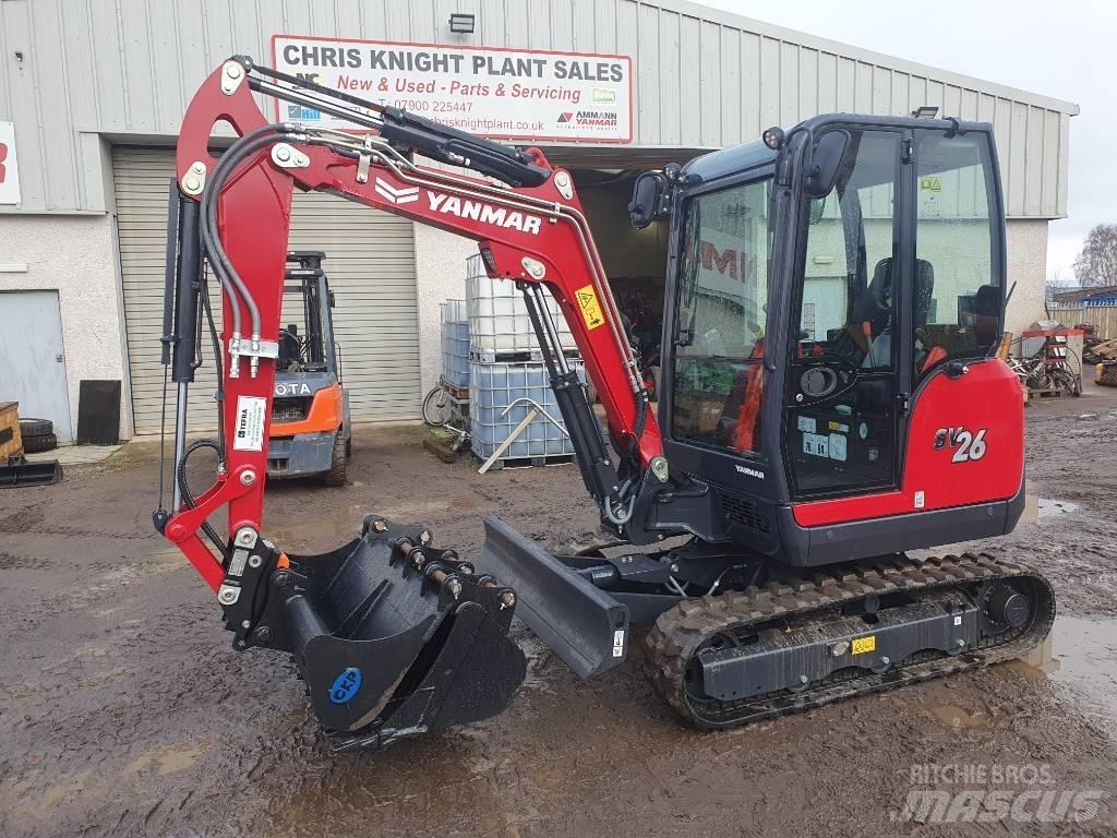 Yanmar SV26 Minigrävare < 7t
