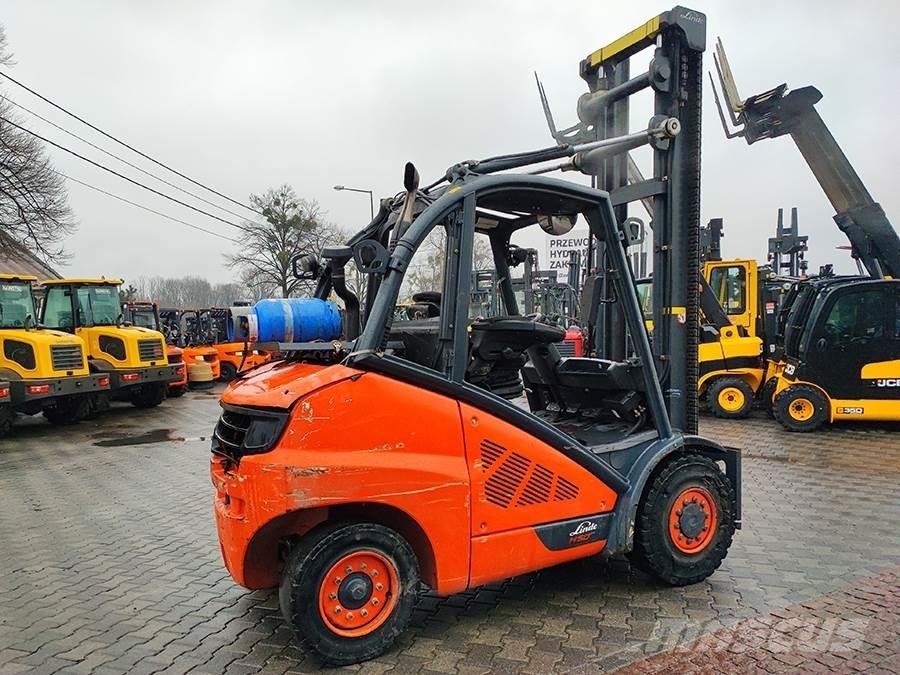 Linde H50T-02 Gasolmotviktstruckar