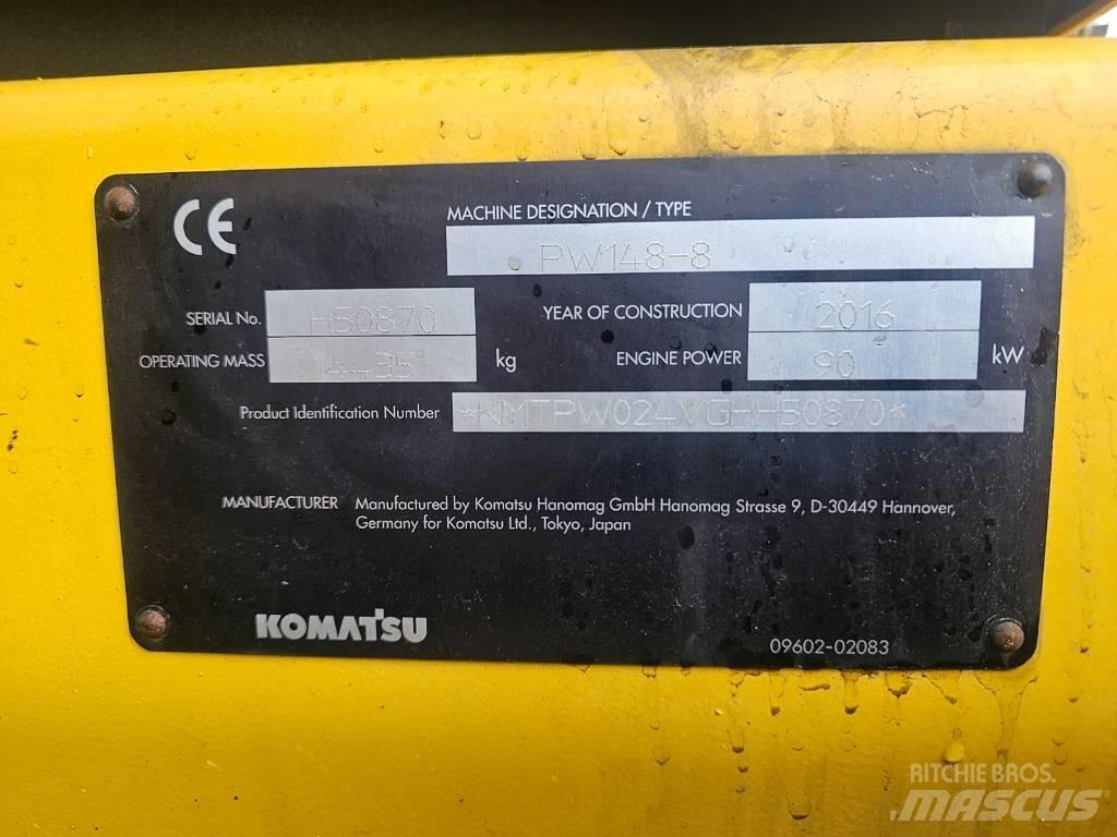 Komatsu PW148-8 Hjulgrävare