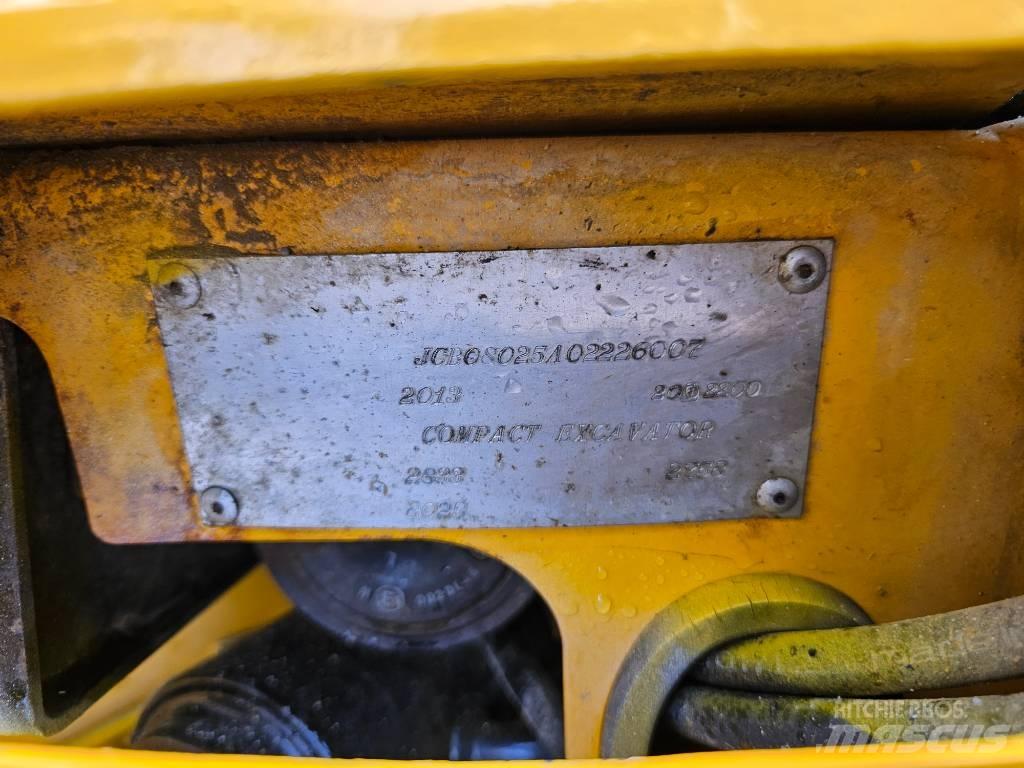 JCB 8025 ZTS Minigrävare < 7t
