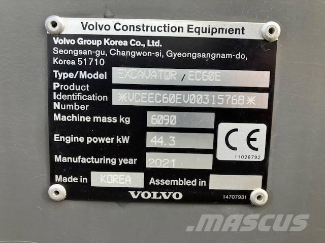 Volvo EC 60 E Bandgrävare