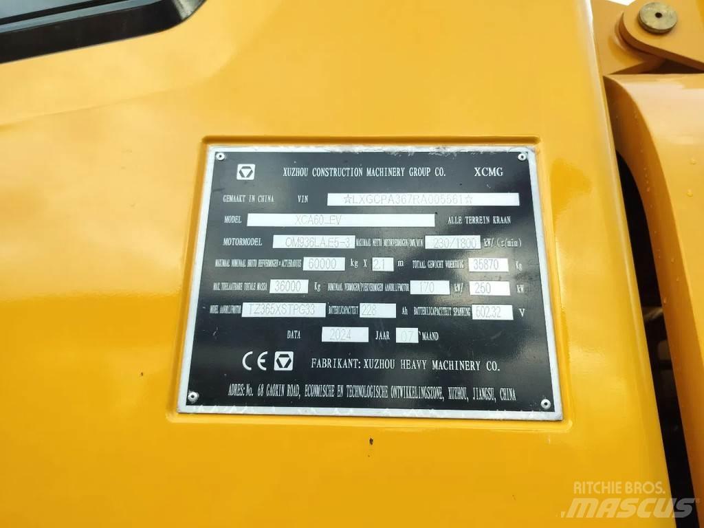 XCMG XCA60_EV Allterrängkranar