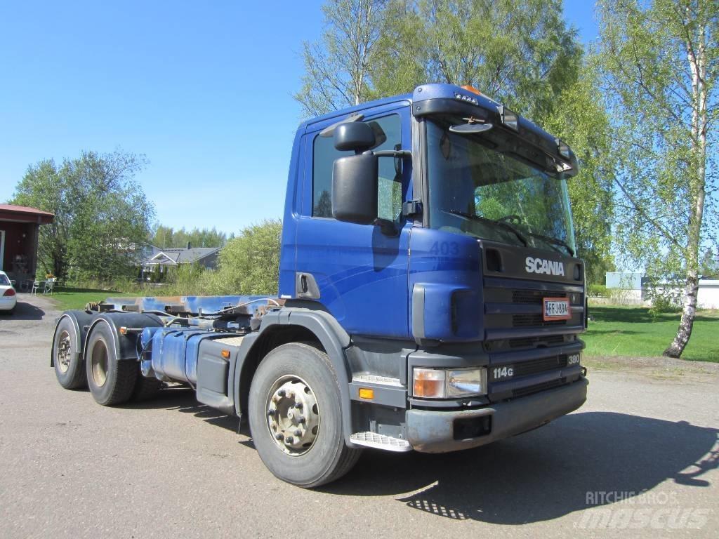 Scania P114 GB Lastväxlare med kabellift