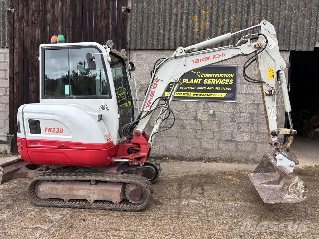 Takeuchi TB 230 Minigrävare < 7t