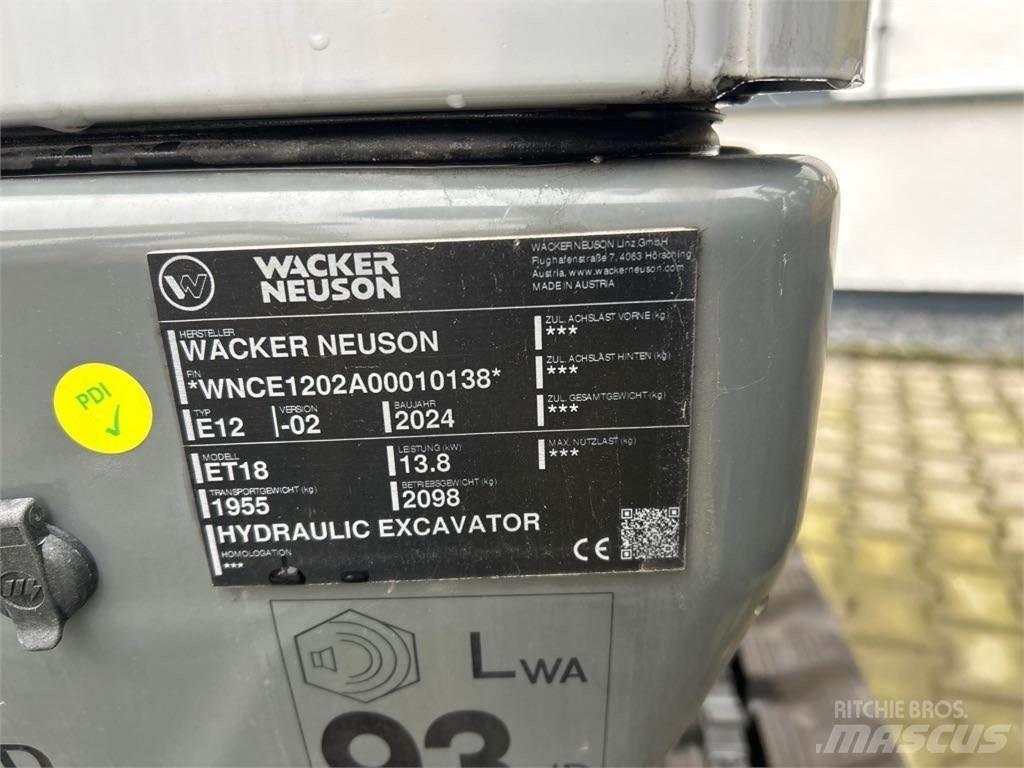 Wacker Neuson ET18 Bandgrävare