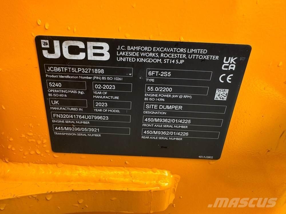 JCB 6T-2FT Minidumprar