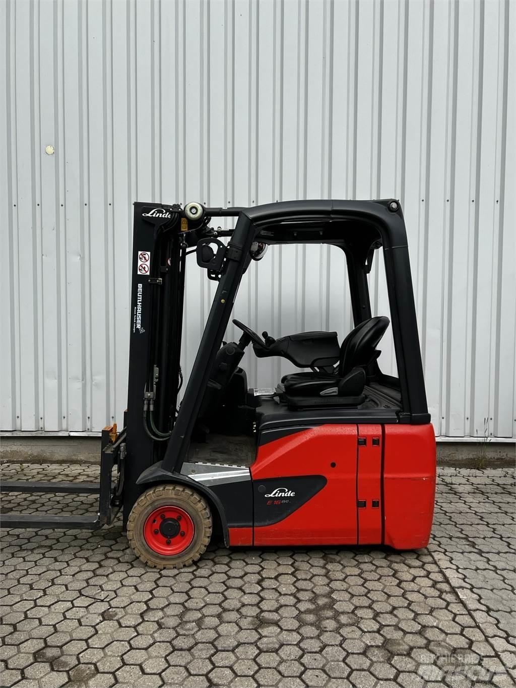 Linde E16C Elmotviktstruckar