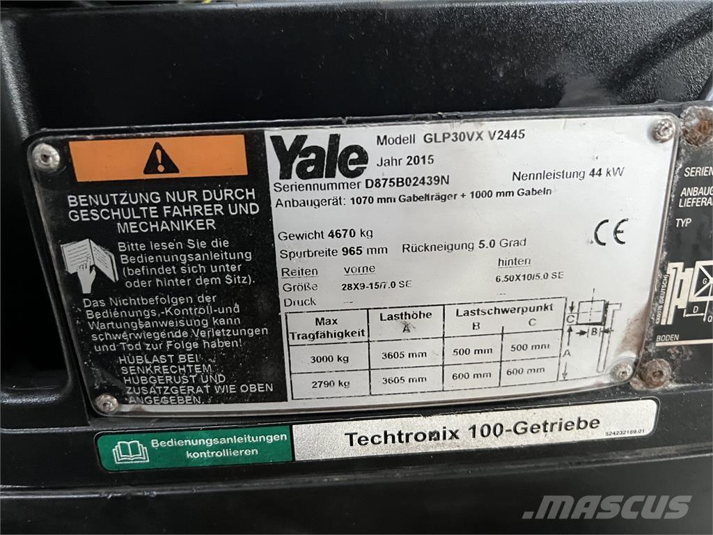 Yale GLP30VXV2445 Gasolmotviktstruckar