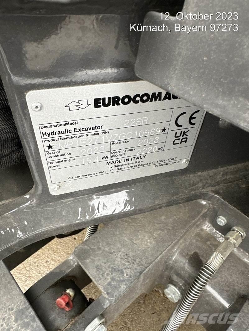 Eurocomach 22SR Minigrävare < 7t