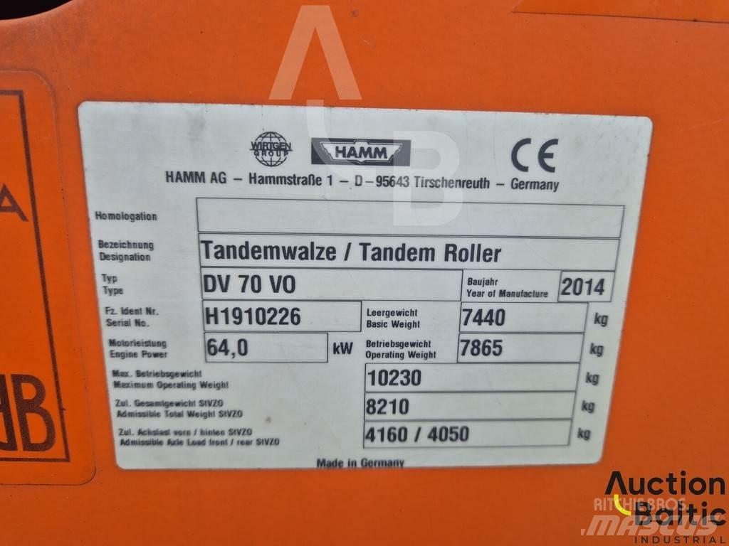 Hamm DV 70 VO Andra vältar