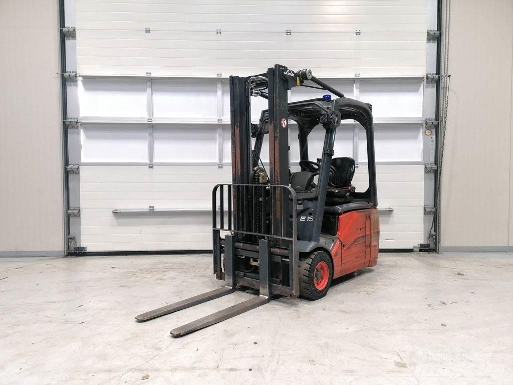 Linde E16C-01 Elmotviktstruckar