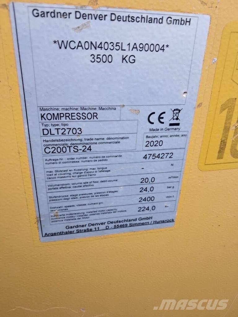 Compair C200 TS - 24 Kompressorer