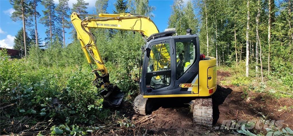 New Holland E75CSR Bandgrävare