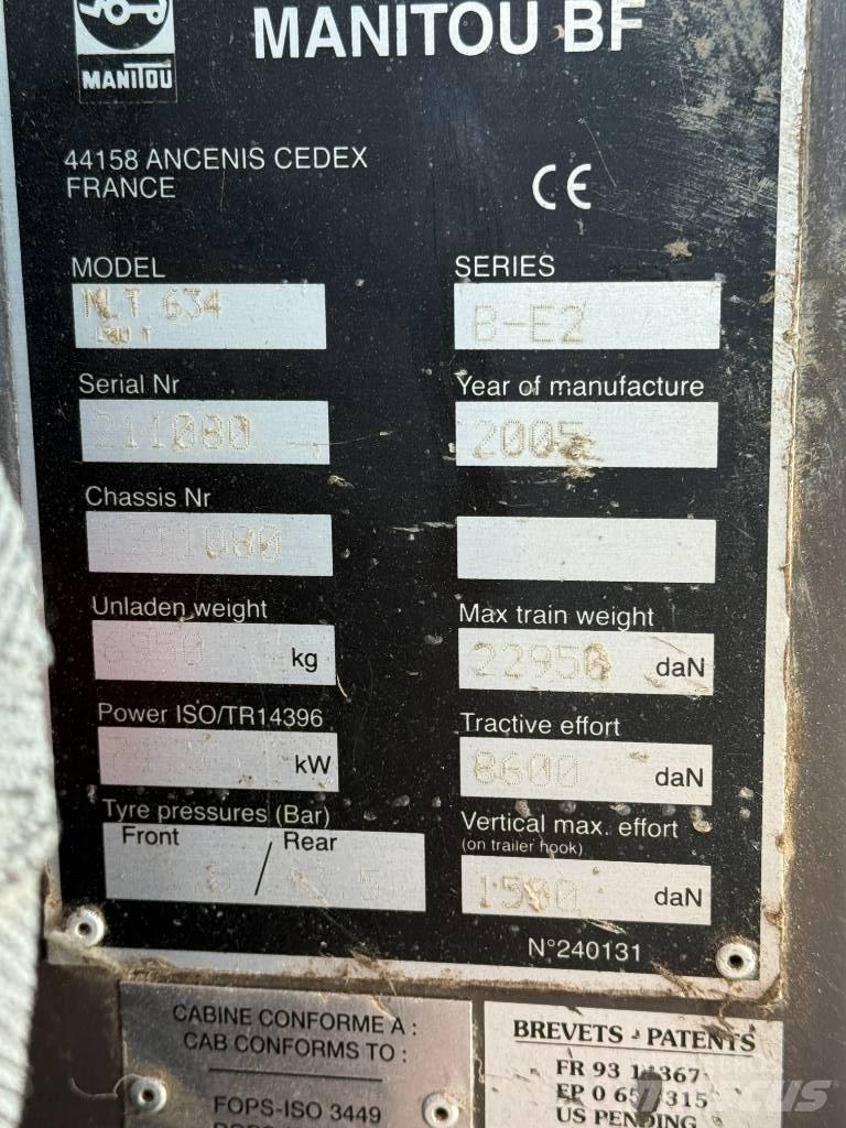 Manitou MLT 634-120 Teleskoplastare