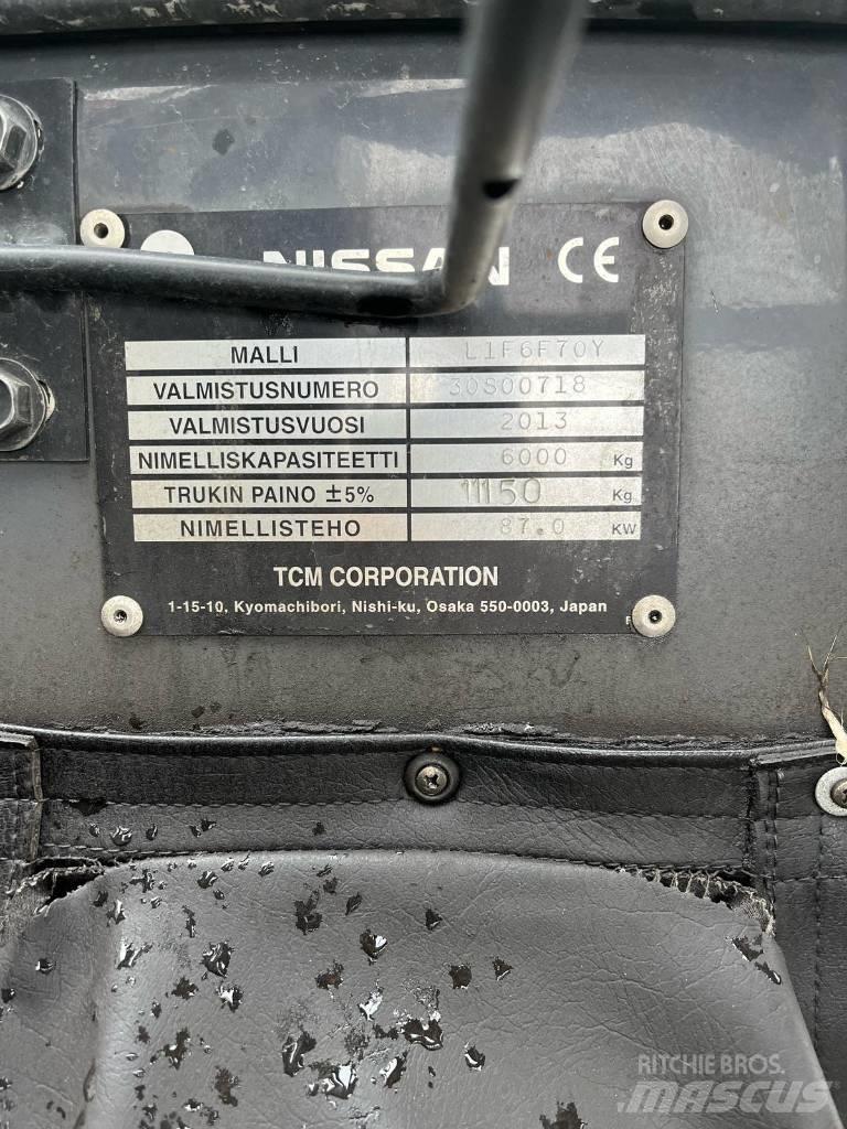 Nissan L1 F6 F70 Y Dieselmotviktstruckar