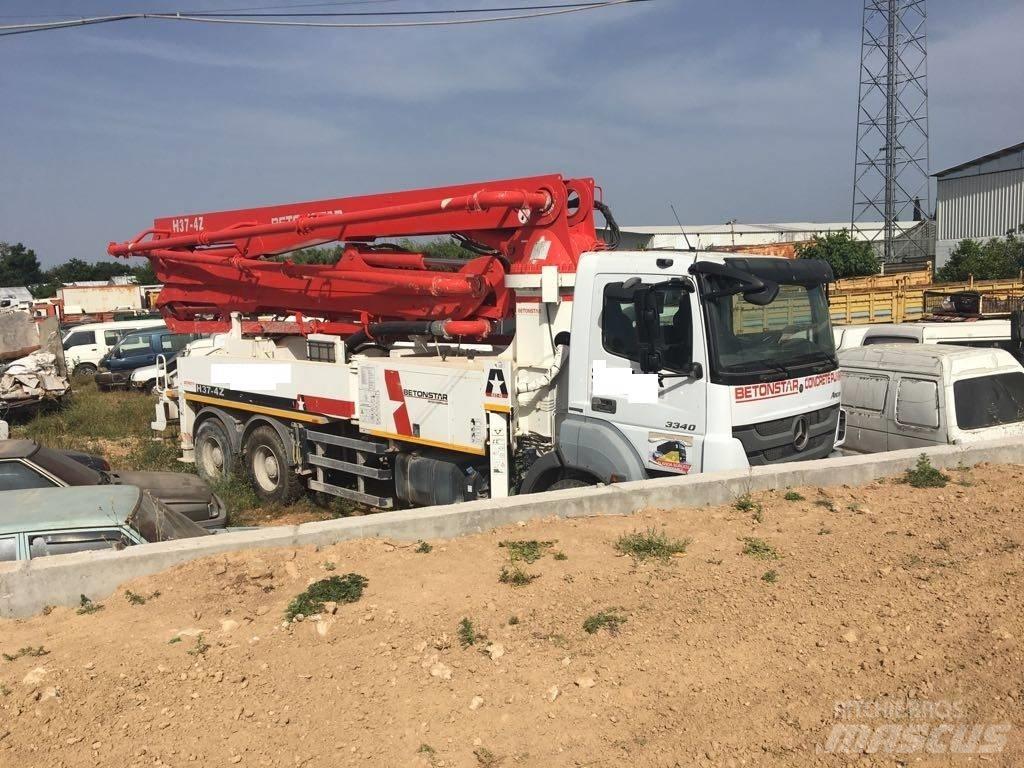 Betonstar 37M-4Z Lastbilar med betongpump