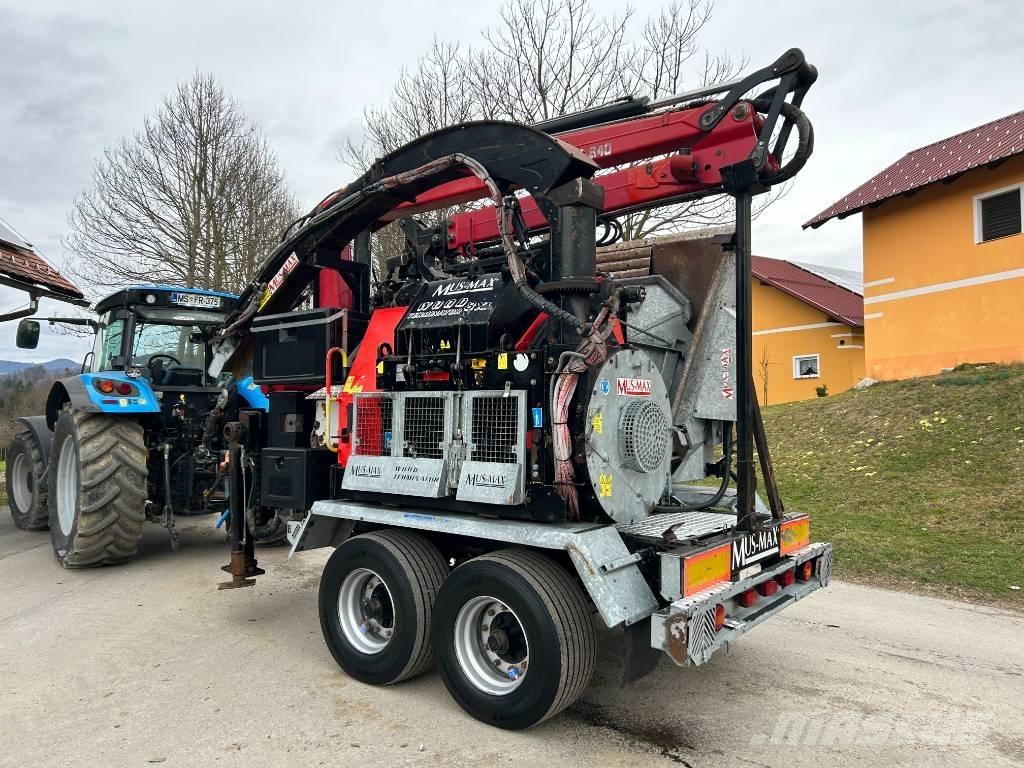 Mus-Max 8XL Vedklyvar och vedkapar