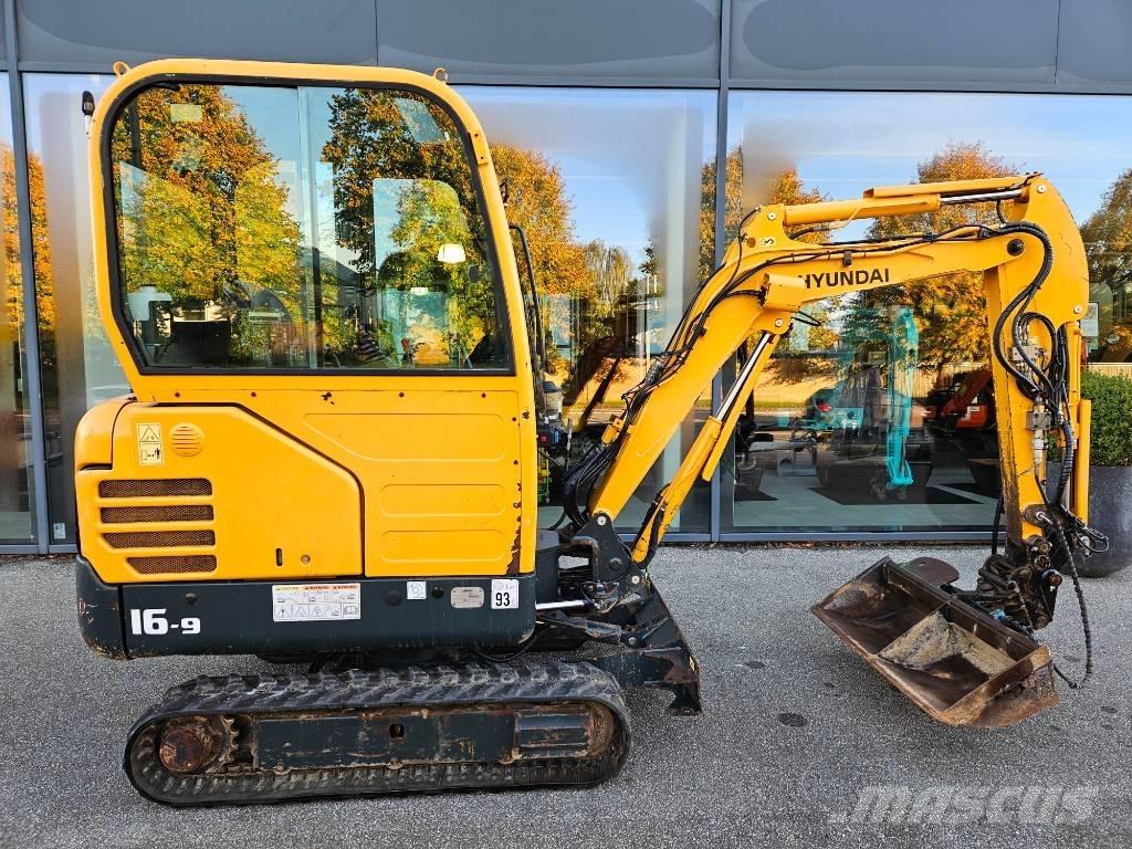 Hyundai Robex 16-9 Minigrävare < 7t