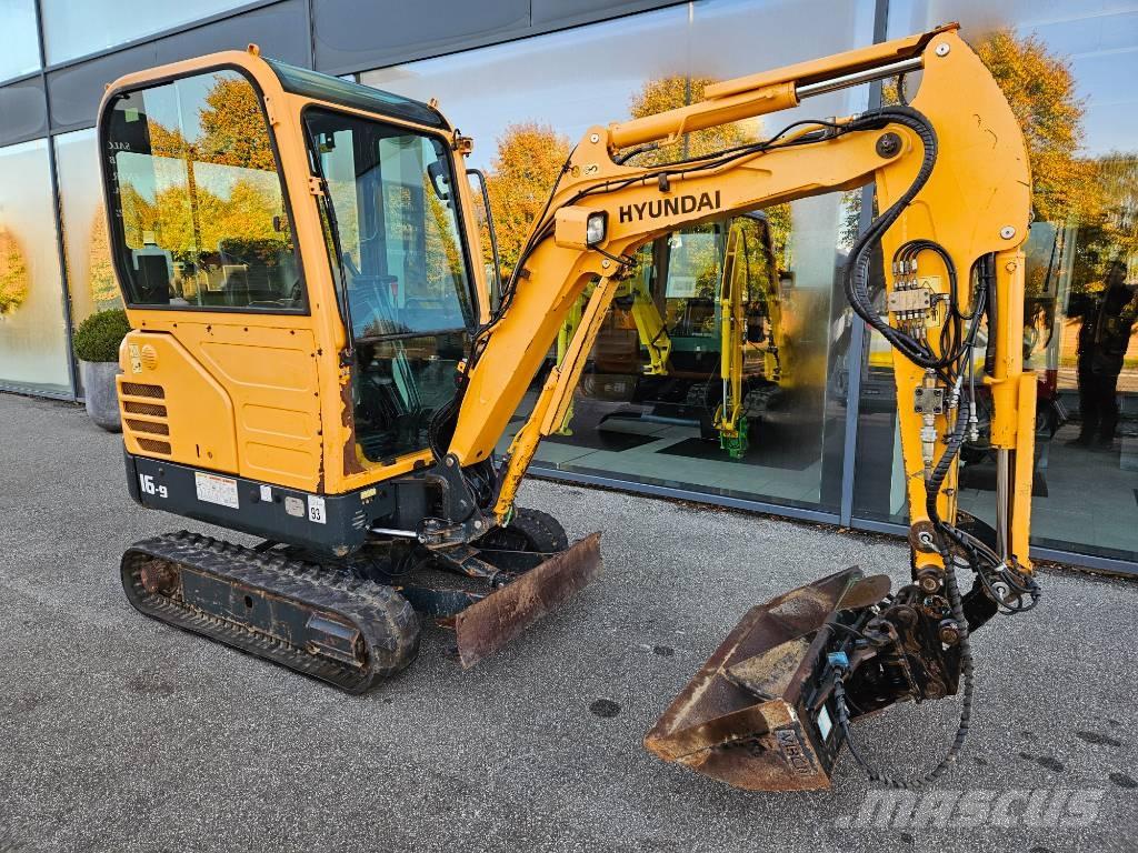 Hyundai Robex 16-9 Minigrävare < 7t