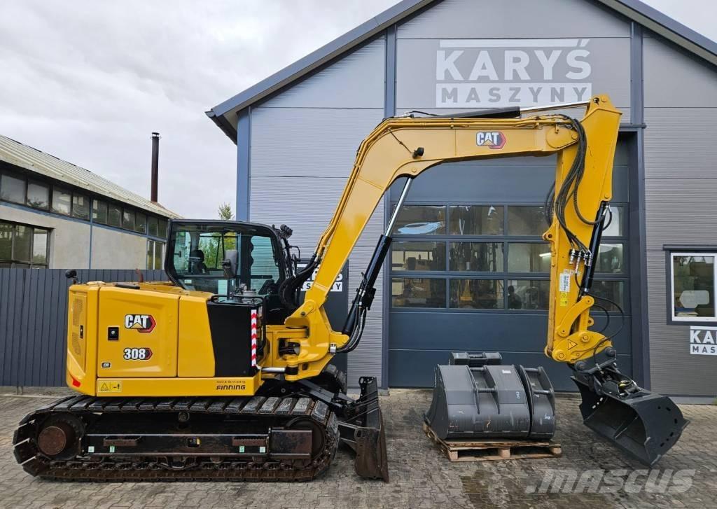 CAT 308 CR Midigrävmaskiner 7t - 12t
