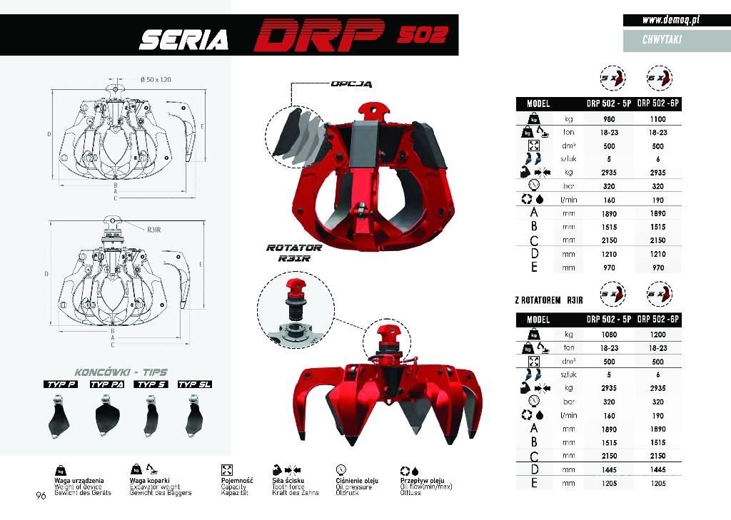  DEMOQ DRP300-5P Asfaltsskärare