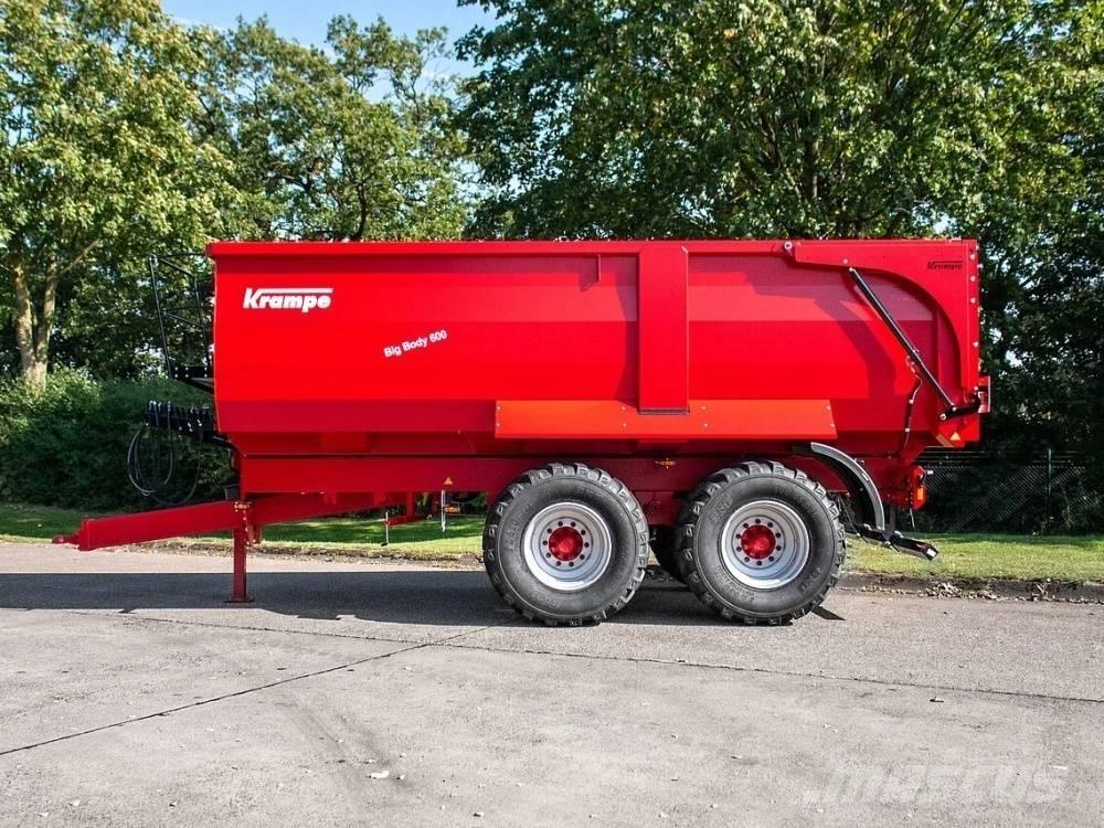 Krampe Big Body 600 Tippvagnar