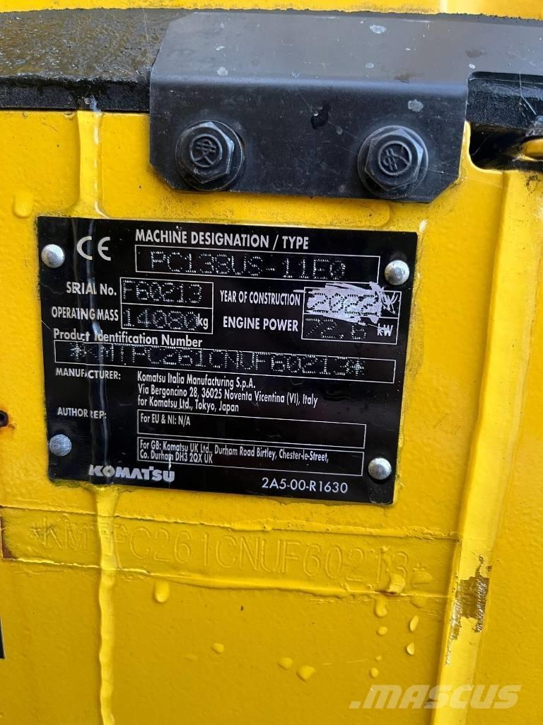 Komatsu PC138US-11 Bandgrävare