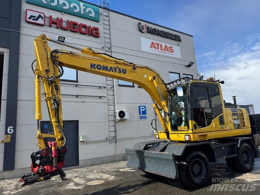Komatsu PW 160-8 Hjulgrävare