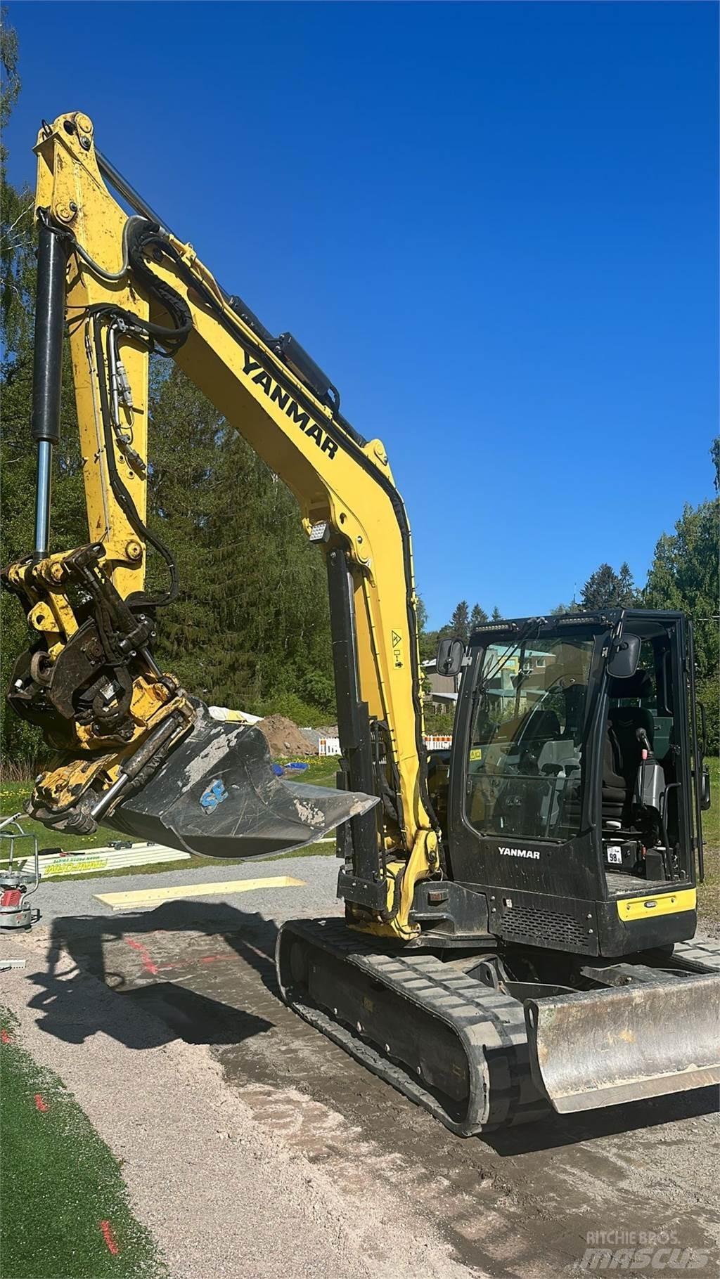 Yanmar Vio 80-1A Midigrävmaskiner 7t - 12t