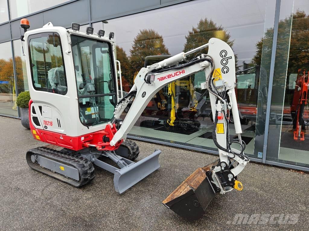Takeuchi TB 216 Minigrävare < 7t