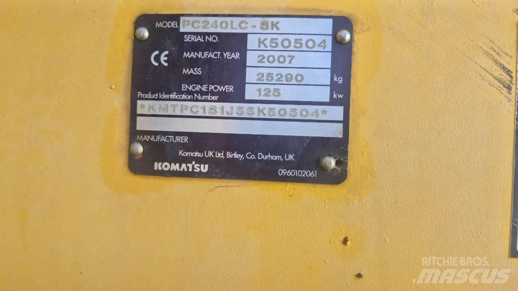 Komatsu PC240LC-8K Bandgrävare